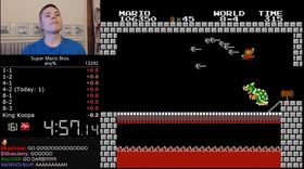 «Darbian» slo sin egen verdensrekord i Super Mario Bros. med 167 millisekunder.