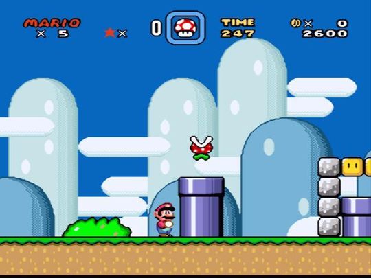 Super Mario World lar spilleren komme inn i en god rytme før det blir vanskelig.
