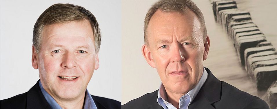 Leder for Nasjonalt Breibandråd, Jan Heggheim og IKT-Norges Per Morten Hoff vil vekk fra definisjonen om fire Mbit/s som "grunnleggende godt bredbånd".