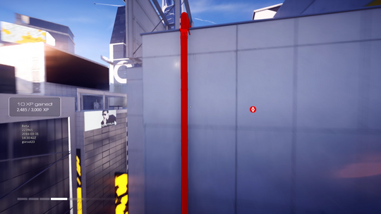 Rødt er bra i Mirror's Edge.