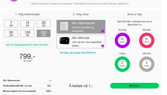 Vil du ikke snakke med noen? Da kan du faktisk få en svært heftig datakvote for 800 kroner.