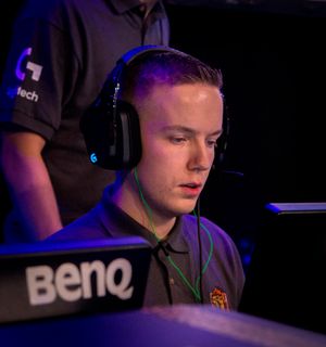 Mikael «ultra» Andersen under Telenorliga-finalen høsten 2015.