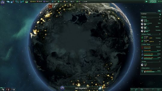 Planetene er skapt i fantastisk detalj.