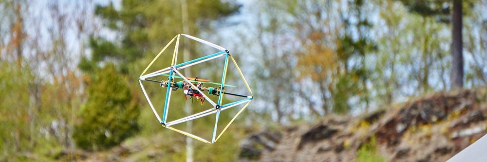 Ikoseader-dronen klarte seg bemerkelsesverdig godt i lufta.