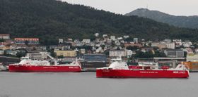 Kvitbjørn og Kvitnos er de to første LNG-drevne frakteskipene som allerede viser at naturgassdrift er fullt mulig.