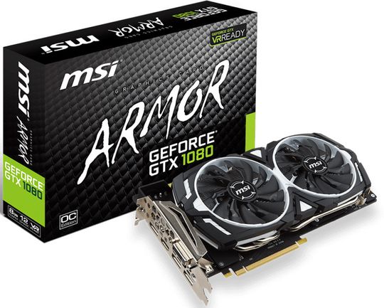 MSI GeForce GTX 1080 Armor OC.