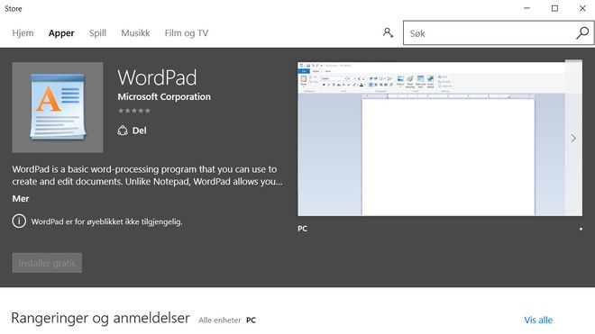 Win32-verktøy har begynt å dukke opp i Windows Store