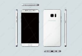 Tidligere lekket bilde av Note 7, som visstnok får avrundede kanter.