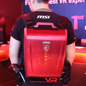 MSIs VR-sekk har et hardt «skall».