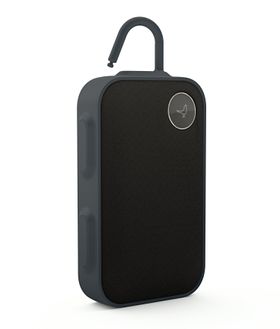 Libratone One Click kan utstyres med forskjellige fester.