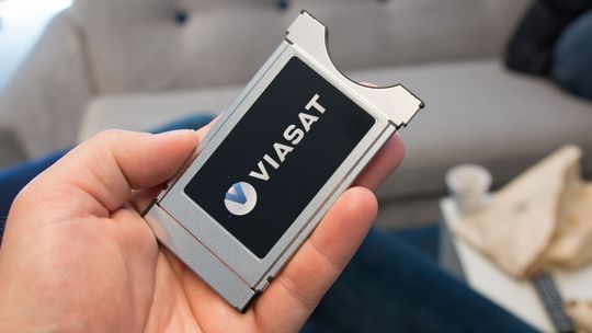 Viasat gir deg også mulighet til å bruke TV-en som dekoder ved hjelp av denne kortleseren.