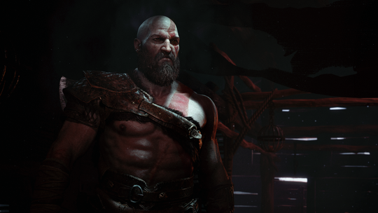 Kratos har blitt voksen og skjeggete i nye God of War.