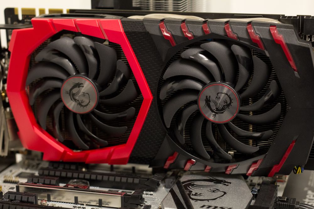 Here we see MSI  Gaming X, with Torx 2.0 fans and Twin Frozr kj  & # xF8; laugh & # xF8; r.