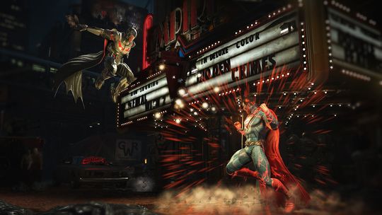 Batmans antrekk kommer forøvrig fra Batman Beyond-kolleksjonen.