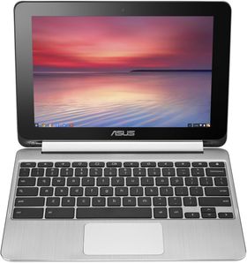 Aller først ut med Android-støtten er Asus Chromebook Flip C100PA, her avbildet.
