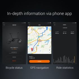 En medfølgende mobilapp gir deg ulike typer relevant informasjon.