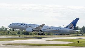 United Airlines flyr den hittil lengste dreamlinerruta med sin B787-9.