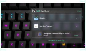 the Keyboard communicates information via the Internet-controlled light på every single key.