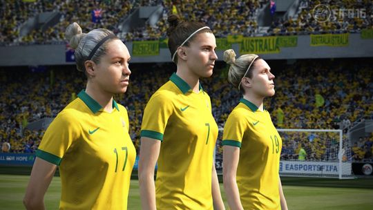I FIFA 16 kunne man for første gang styre noen av verdens beste, kvinnelige fotballspillere.