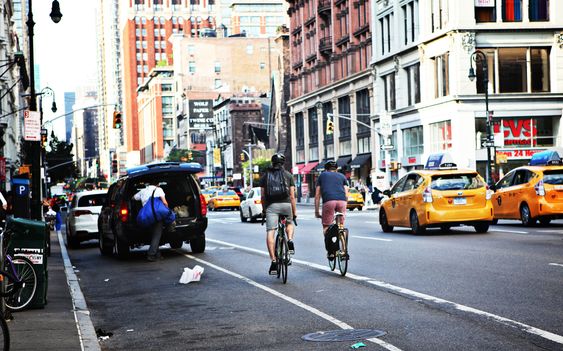 På vei hjem. Chelsea-distriktet på Manhattan er en del av Silicon Alley. Bedrifter som Google, Twitter og Uber har hovedkontor her.