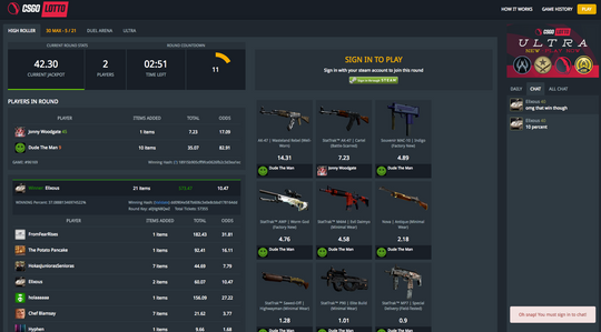 Skin-gambling.
