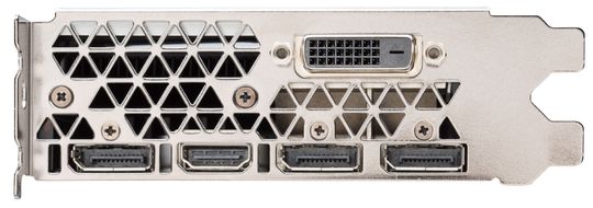 Til forskjell fra RX 480 får GTX 1060 en DVI-DL-port.