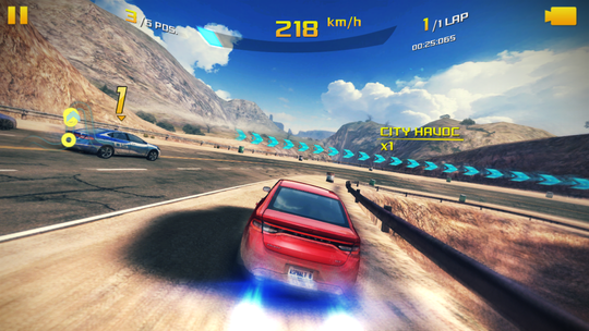 ... og det samme gjør bilspillet Asphalt 8.