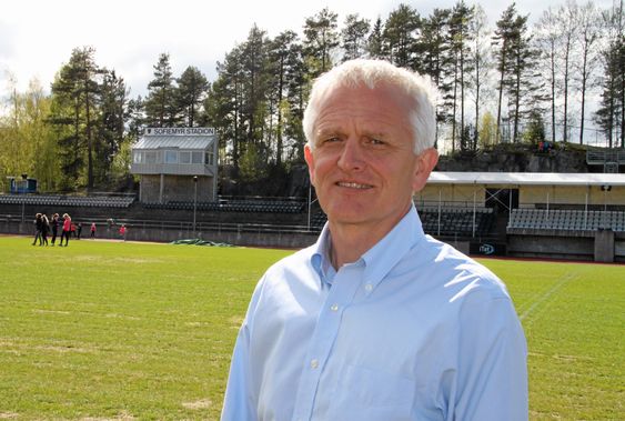 FORNØYD: : Styreleder Jon Erik Ofstad i Kolbotn IL.