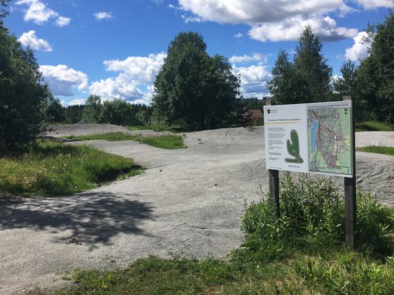 NY SYKKELPARK: På Sofiemyr har kommunen laget en kjempeflott sykkelbane som passer for alle.