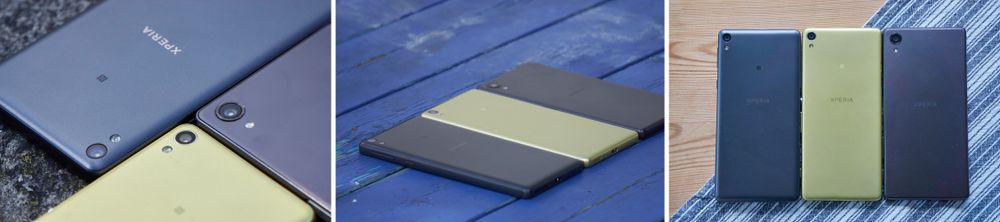 Xperia E5, Xperia XA og Xperia X er tydelig skudd fra samme tre. Ingen av dem er vanntette – et klart brudd med tidligere Sony-tradisjoner.