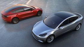 Den kommende Tesla Model 3.