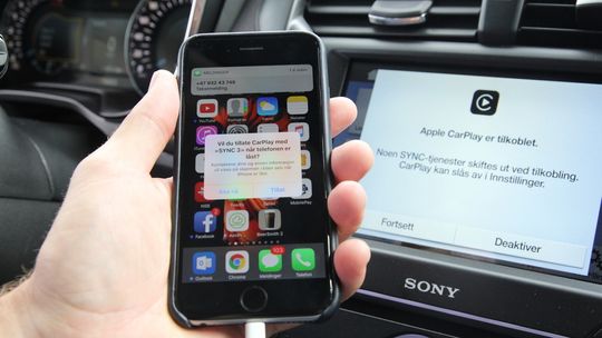 Ford er en av produsentene som har integrert Apple CarPlay og Android Auto i sine biler, gjennom sitt Sync 3-system.