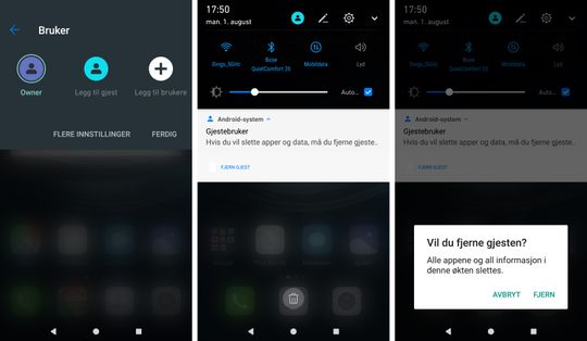 Mulighet til å velge bruker har vært med oss en stund, både i Android og Huawei-telefonene, men tidligere har den ligget dypere i menyene.