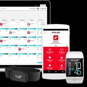 Du får tilgang til informasjon om aktivitet, søvn og trening både på mobilen og via en nettside.