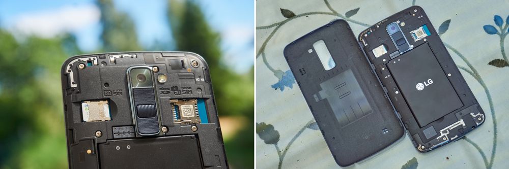 De to dedikerte SIM-kort-inngangene er et solid pluss. At du kan bytte batteri det samme.