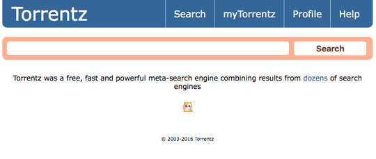 Sjermdump av Torrentz.com.