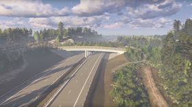 Brua, som skal være 64 meter lang og 32 meter bred skal være klar i juni 2018.
