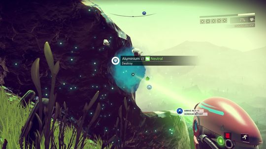 Å "kverne" ressurser er det som veier aller tyngst i No Man's Sky.