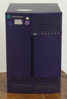 SGI IRIS Indigo arbeidsstasjon fra tidlig 1990-tall.