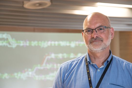 Thor Georg Sælid, banesjef for T-banen hos Sporveien.