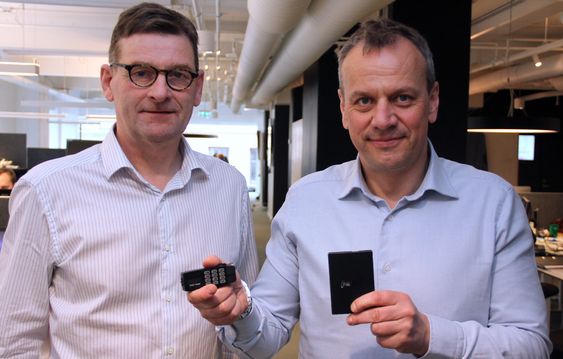 Administrerende direktør, Gudmundur Einarsson, og salgs- og markedsdirektør, Leif Sundsbø. Arkivfoto.