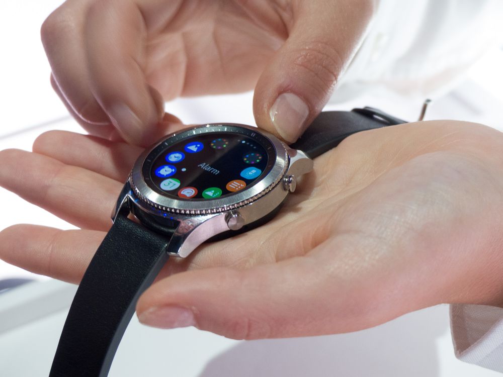 Classic version of  Samsung Gear S3.