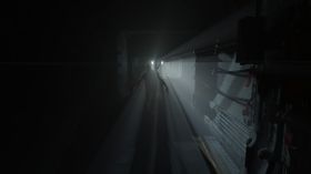 Belysningen er ikke spesielt god i Vault 1080.