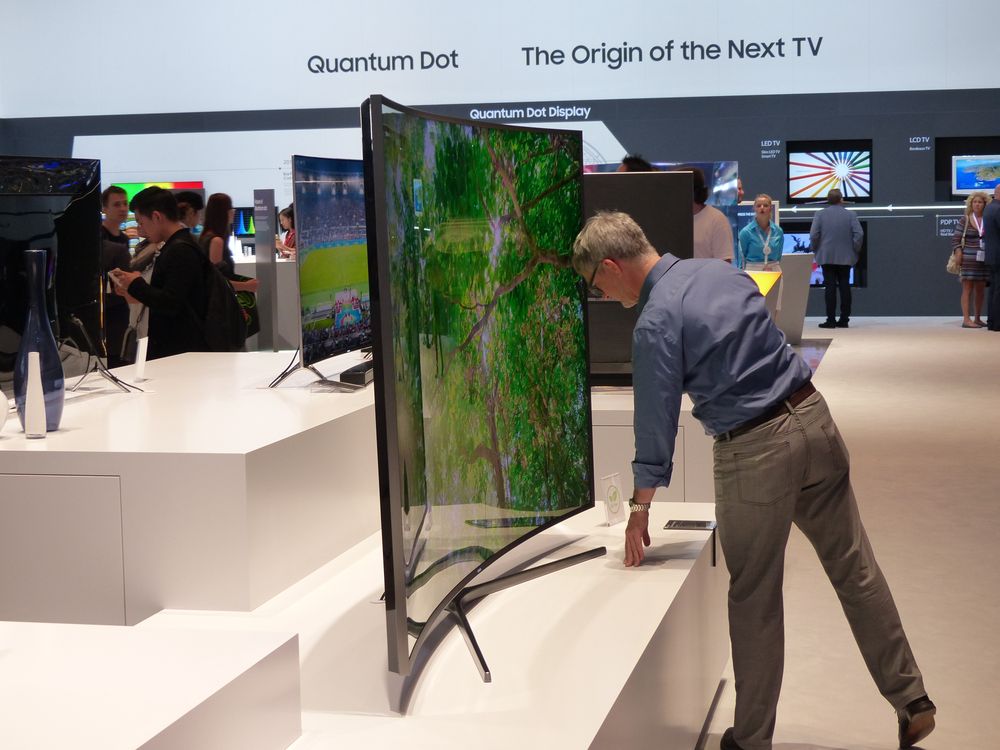Fra Samsungs stand.