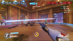 Laga kjempar på Lijiang Tower.