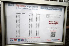 FARVEL, KJÆRE RUTETABELL: Snart må du ty til taxi, bil og tog, eller Ruters vanlige busser for å komme deg til Gardermoen.