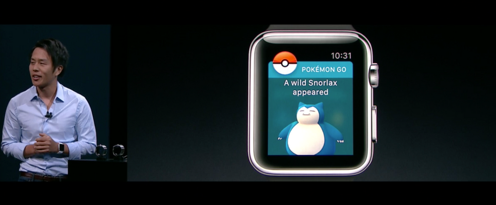 Pokémon GO på klokka!