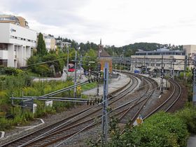I DAG: Slik ser det ut i sentrum i dag. Slik blir det neppe om noen år når 1200 nye boliger skal bygges her.