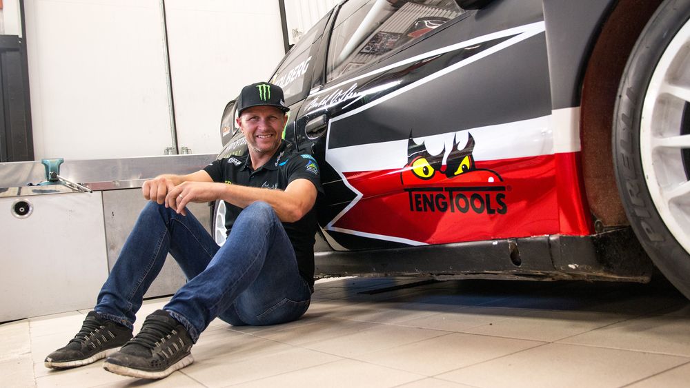 Regjerende verdensmester i rallycross, Petter Solberg.