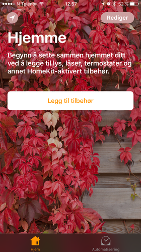 Apples Hjem-app lar deg styre smart-gadgets fra flere produsenter fra en og samme app.